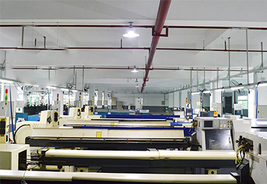 CNC數控車床走心機加工車間展示圖（tú） 